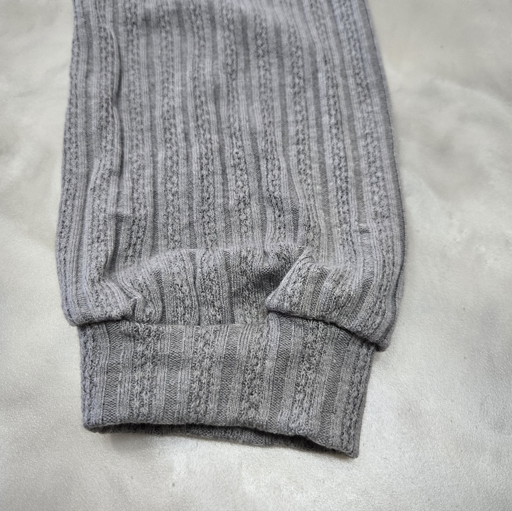 Blu Pepper Cozy Life Ribbed Gray Cardigan NWT. Size L - Picture 6 of 9